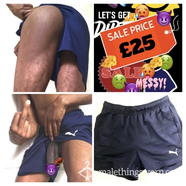 5 Day SMELLY 👃 GRIMY 🤢🥵 Dirty GYM SHORTS 🩳🏋🏾 Sweat, Pre-cum 🍆💦 & Piss 💧 Dribbles 😈😈😈