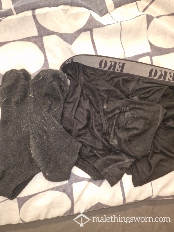 10 Day Worn Underwear Sweaty And Cum Stained