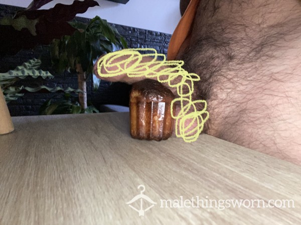 10 Minutes Wanking, Belly Worship, Ass And Balls Showing Off On Food Video