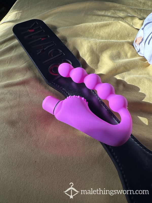 $12-Vibrating Anal Beads Used