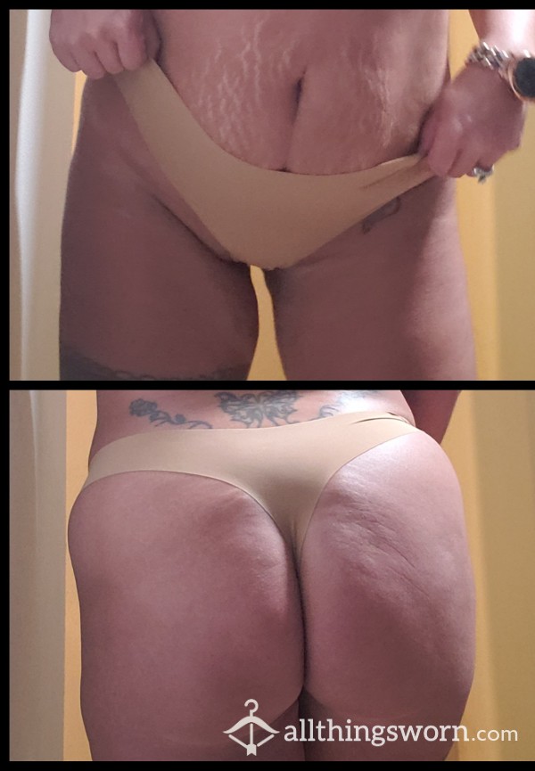 1st Post!  Nude Seamless Thong--Will Package After Tomorrow's Workout