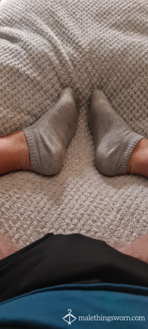 Adidas Grey Ankle Socks