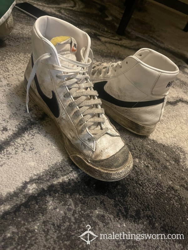 2 Years Old Nike Blazers Beat To The Fullest/ Work To Work Every Day For The Last Year 🥴