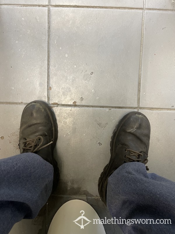 2 Year Worn Military Shoes
