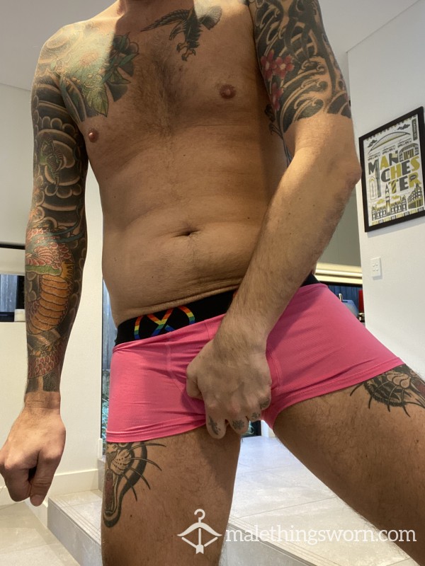 2xist Pink Athletic Pride Boxer Briefs