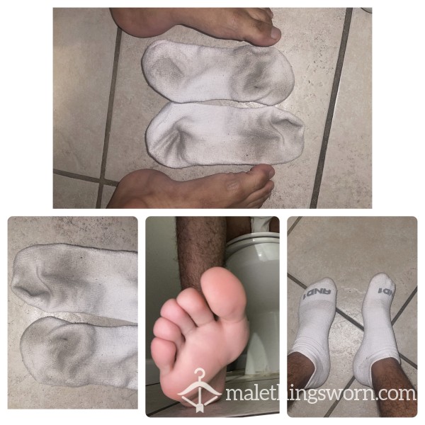 4 Days Worn White Socks