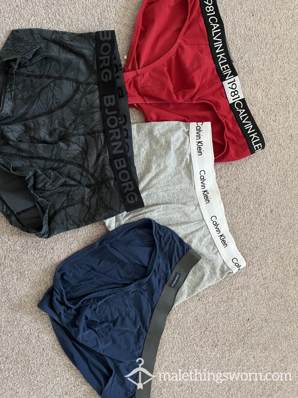 4x Day Unwashed Camping Underwear