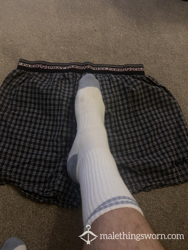 10+ Days Worn Cotton Sports Socks