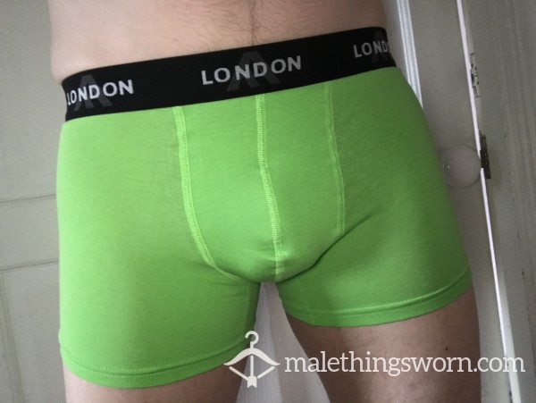 5 Day London Green Boxer Wear