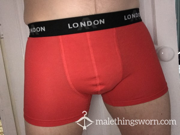 5 Day Wear London Red Boxers