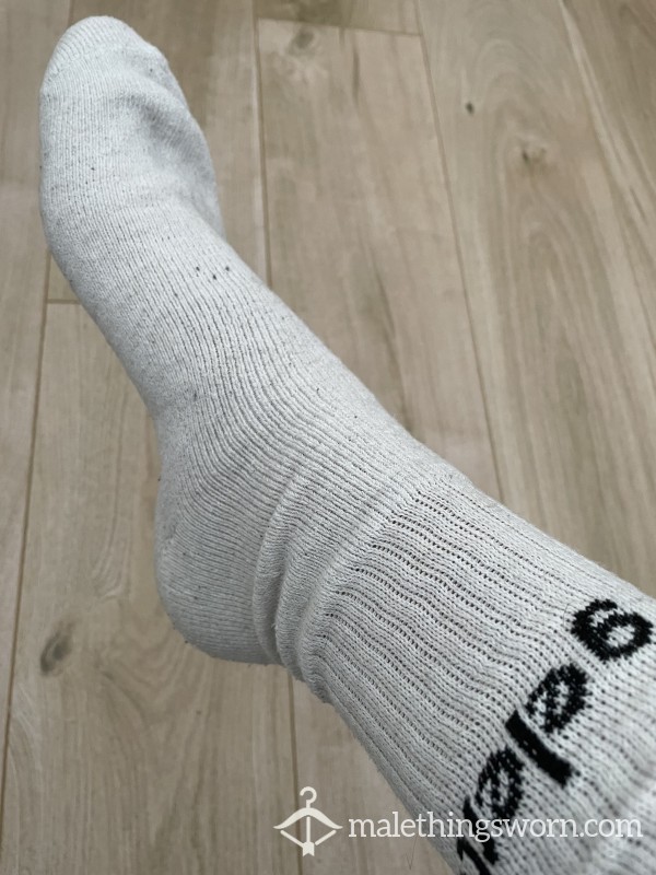5 Days Old White Socks