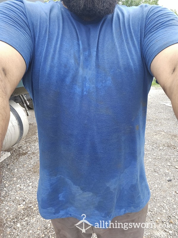 #5 In Sweaty Work Shirt Collection In This Texas Heat