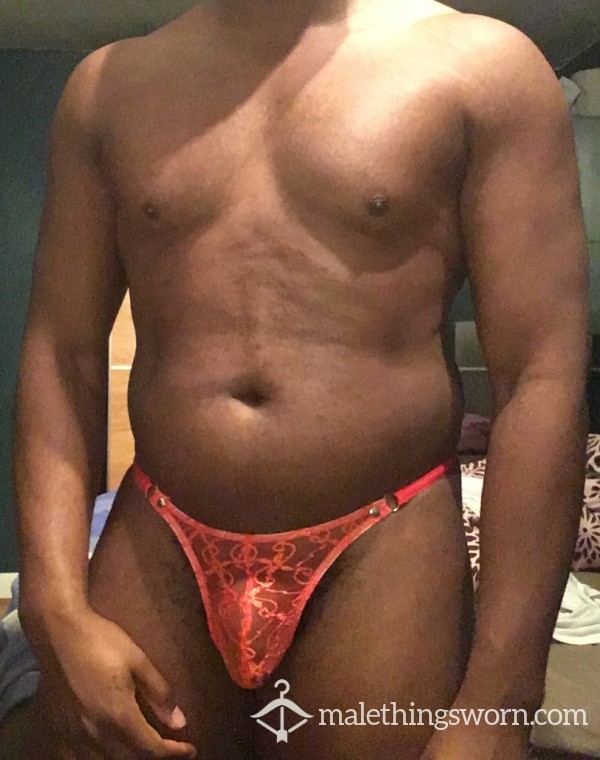 A Night Of Wild Valentine's Sex With This Red Thong.