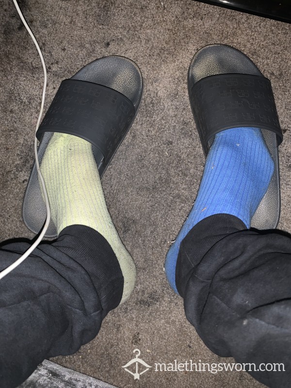 A Odd Pair Of Socks Ready For A Custom Order