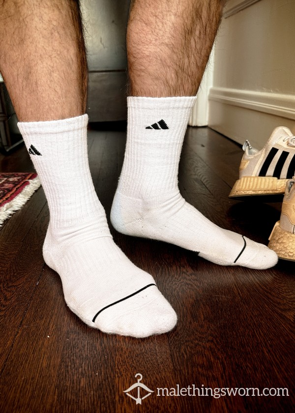 Adidas Crew Socks - White