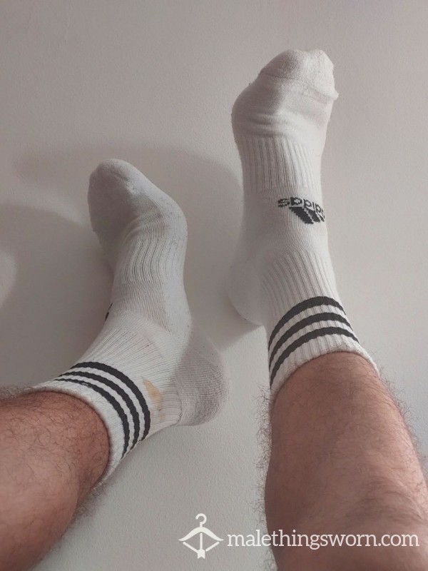 Adidas Socks With Coffee Stains