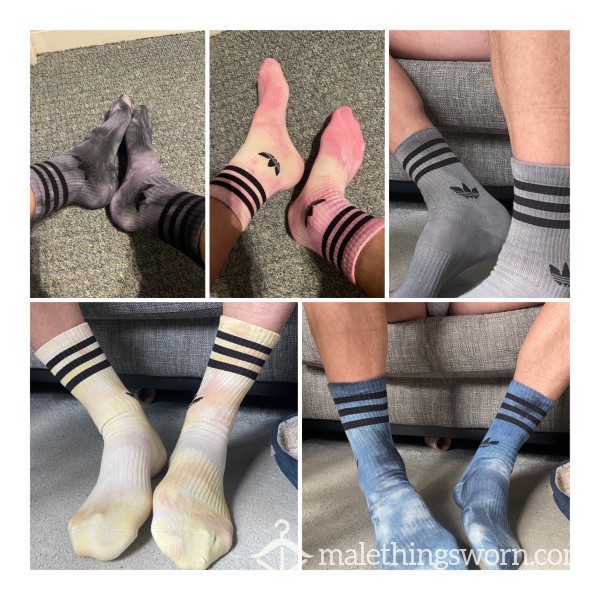 Adidas Tie Died Socks (5 Colours Avail)