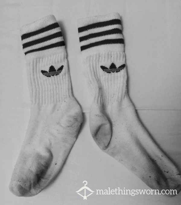 Adidas White Socks.