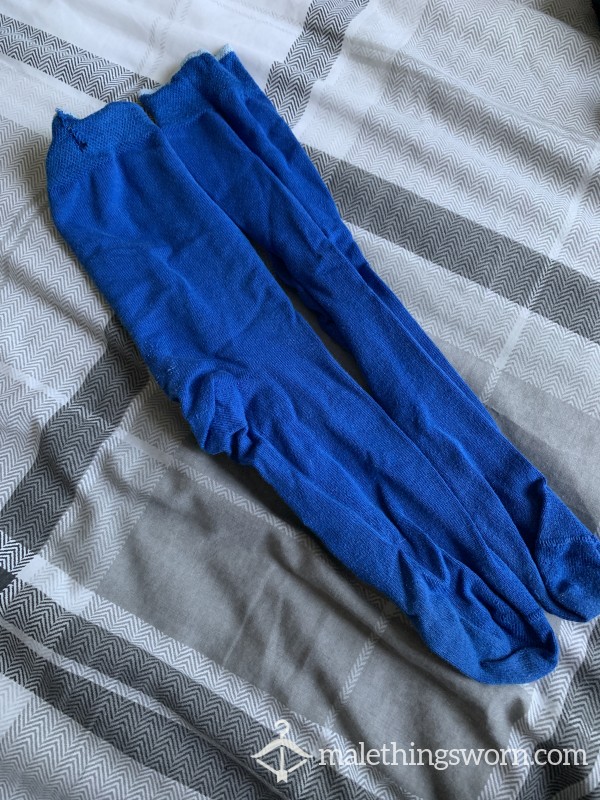 All Blue Dress Socks