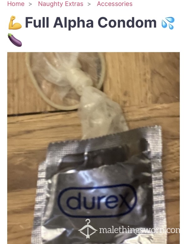 Alpha Filled Condoms 💦🍆