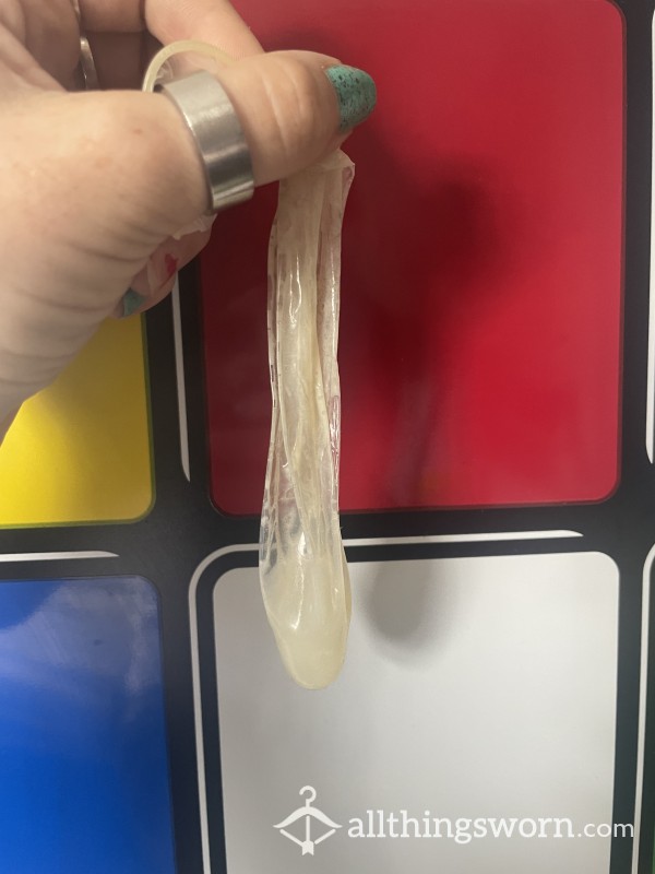 JUICY Alpha Used Filled Condom 🤤 2 For £30 😈