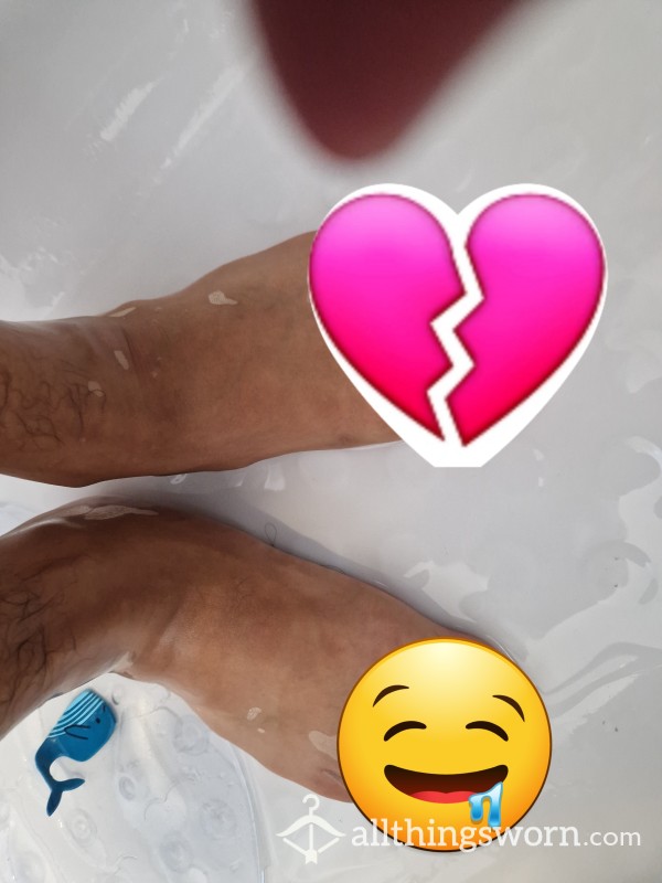 Had A Shower In Pantyhose Hairy Legs And Feet ( No Nudity) Kinkcoins For Competition