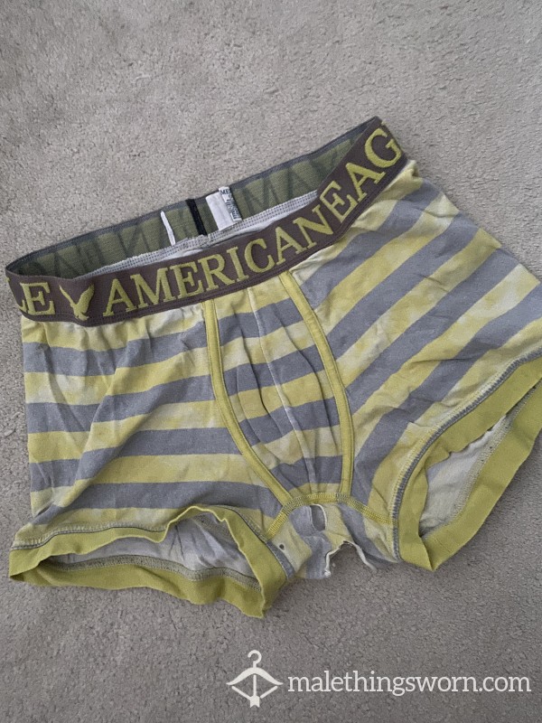 American Eagle Very Used Yellow Boxers
