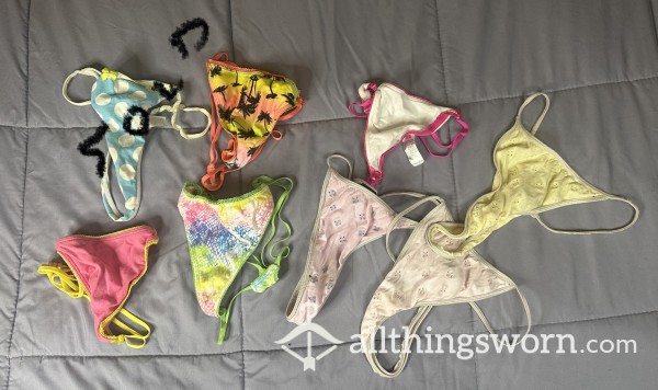 An Assortment Of G-strings To Choose From