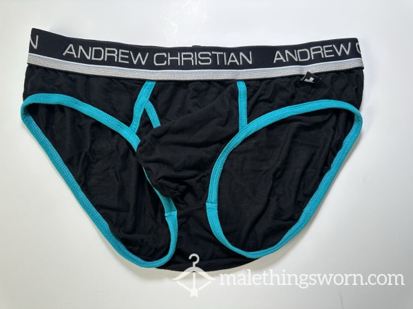 Andrew Christian, Black Brief, Large
