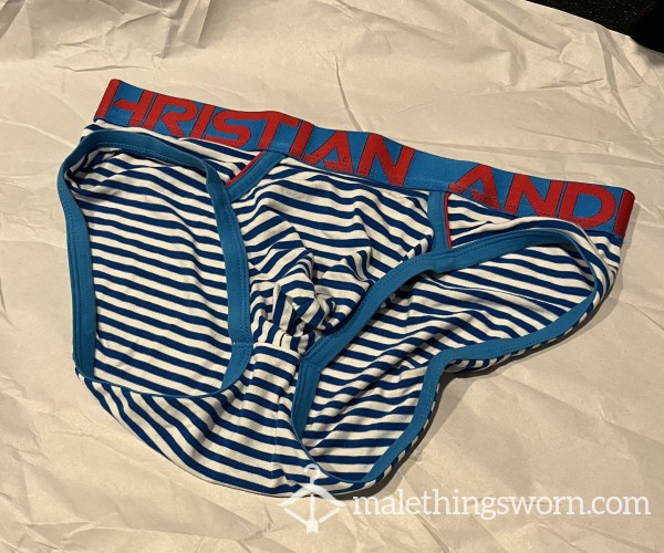 Andrew Christian Striped Briefs