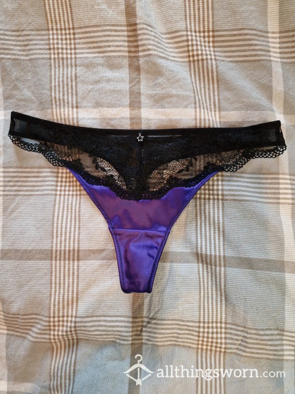 Ann Summers Satin And Lace Thong