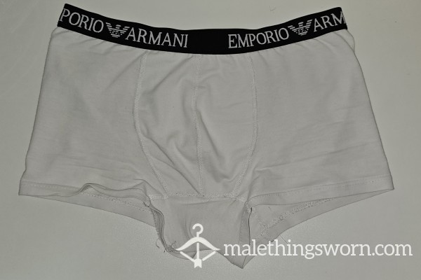 Armani White Boxers