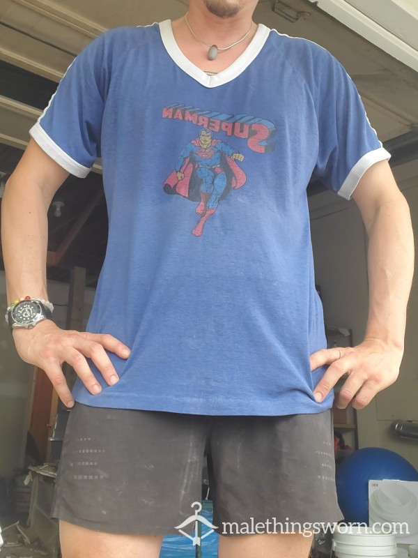 Authentic, Early 1980s Vintage Superman Shirt!