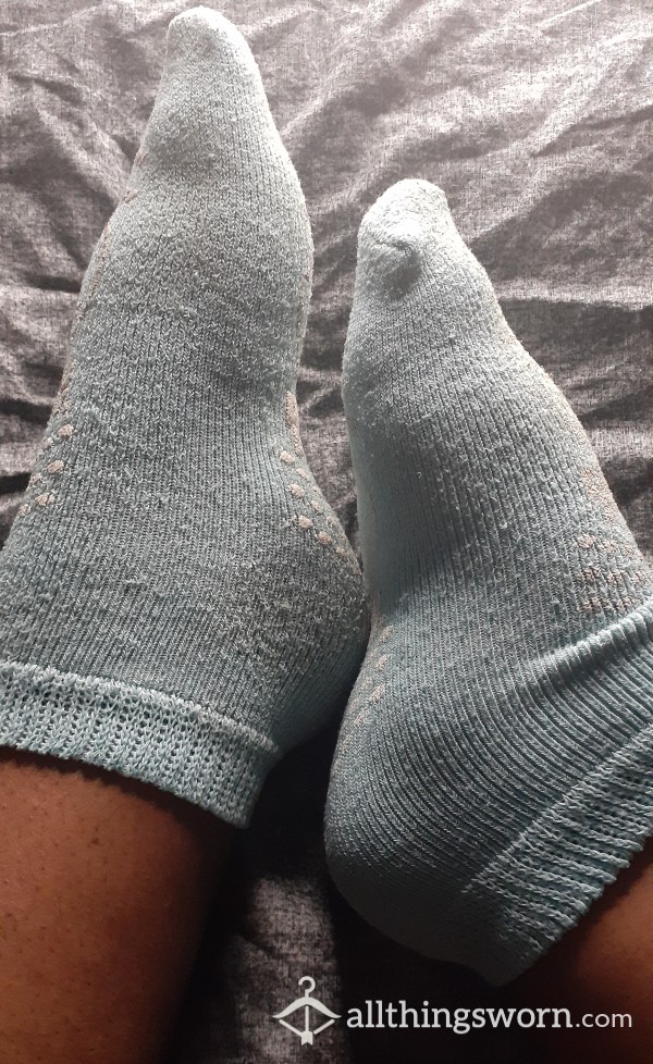 Baby Blue Happy Feet Socks