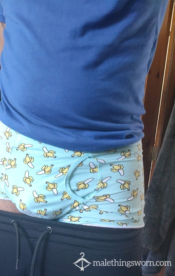 Banana Boxers. Worn For 3 Days, Including Gym