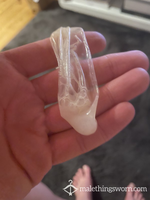 Barely Legal Dick Cumming In Condom