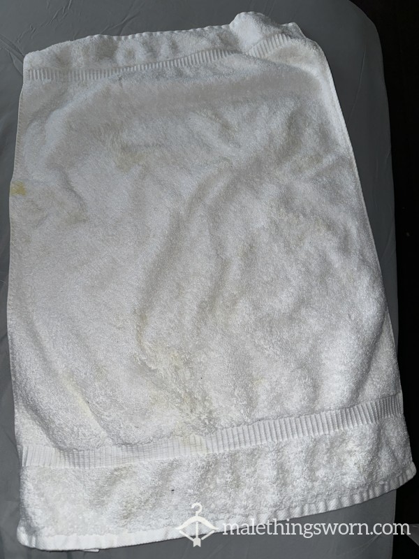 Bigger Cum/ Piss Stain Towel