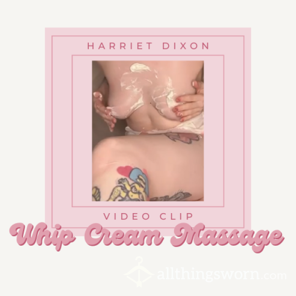 Whip Cream Massage
