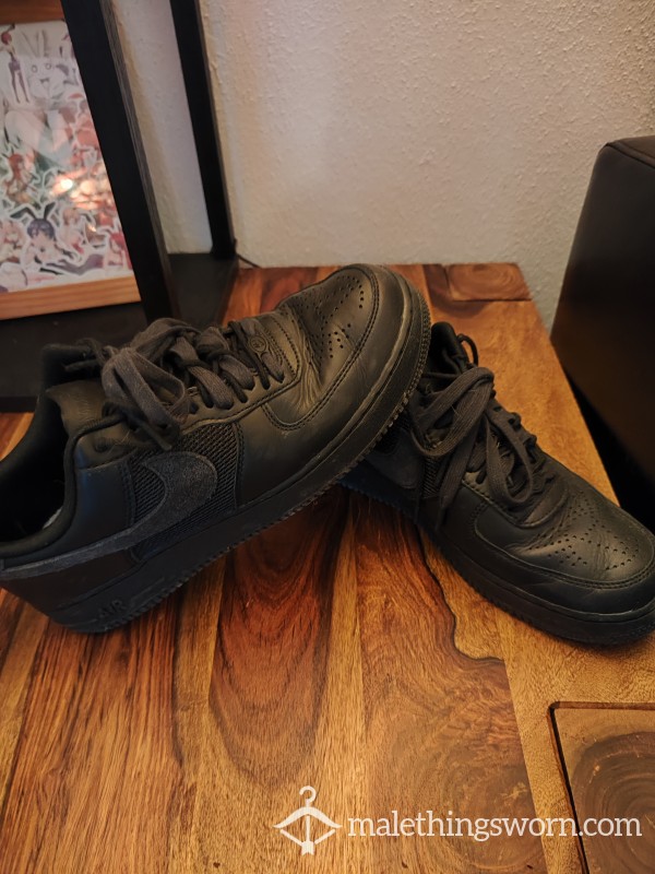 Black Airforce 1 Nike Shoes