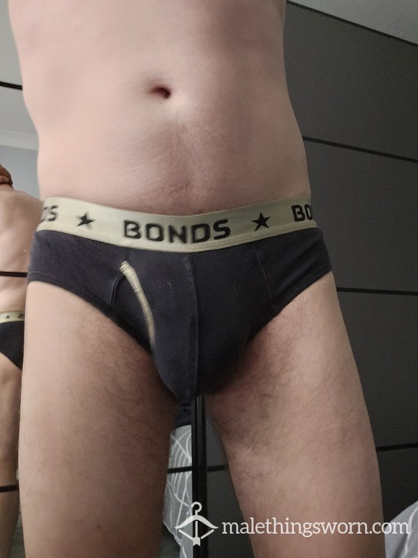 Sold, Black And Gold Bond Briefs