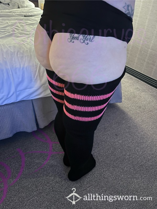 Black And Pink Stripes