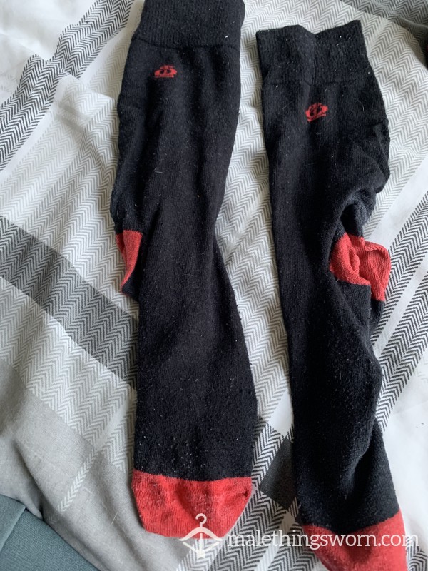 Black And Red Dress Socks