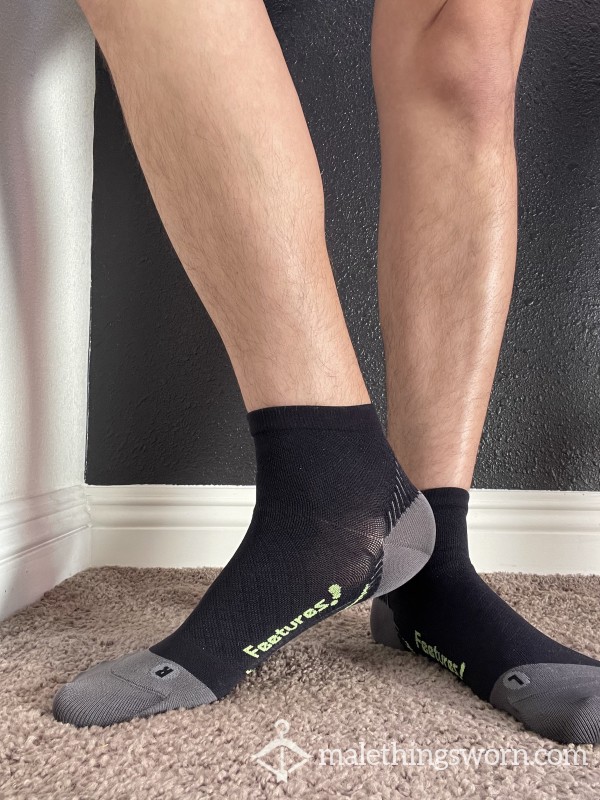 Black Ankle Length Compression Socks