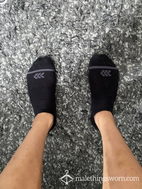 ***SOLD***Black Ankle Socks