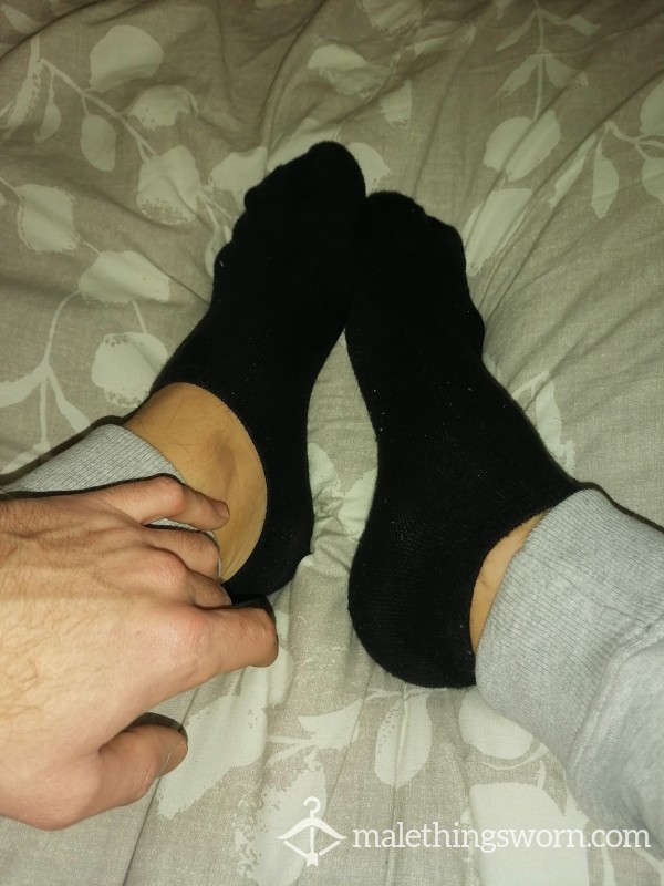 Black Ankle Socks