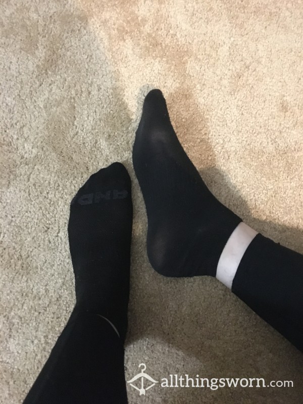 Black Athletic Socks