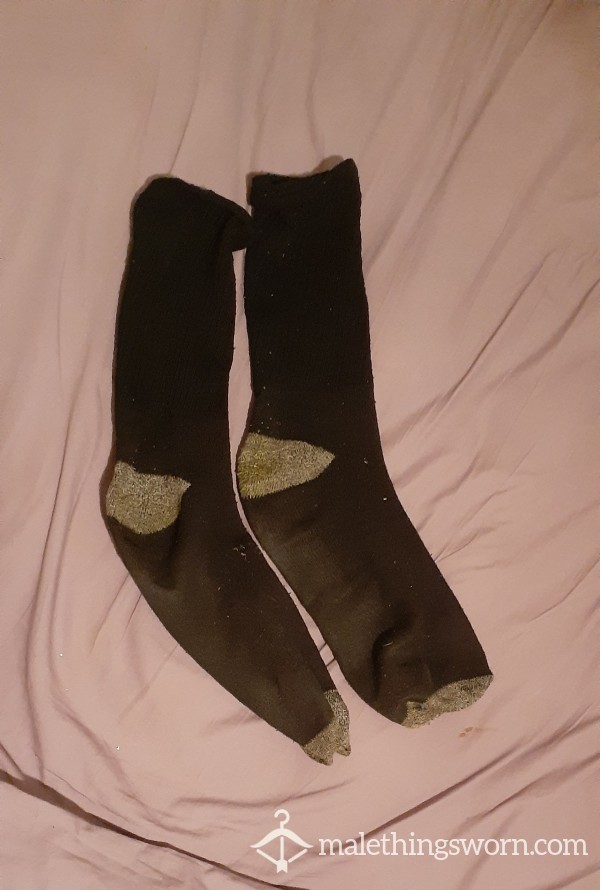 Black Boot Socks