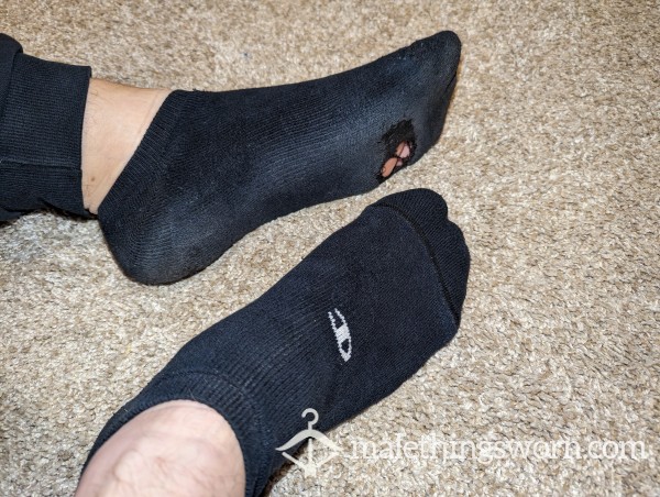 Black Champion Ankle Socks (Pair) - Heavy Wear