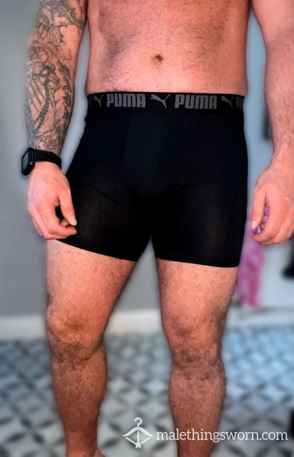 🐦‍⬛Black Crow 🐦‍⬛- Puma Boxers, Stretched Elasticated Fabric - 24 Hours Wear Plus FREE UK Delivery