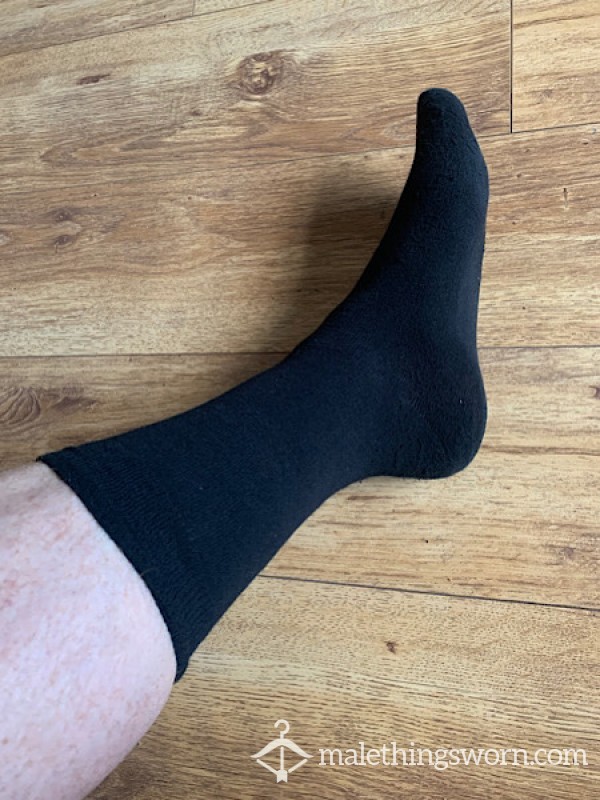 Black Formal Cotton Socks. Ready Loaded. photo